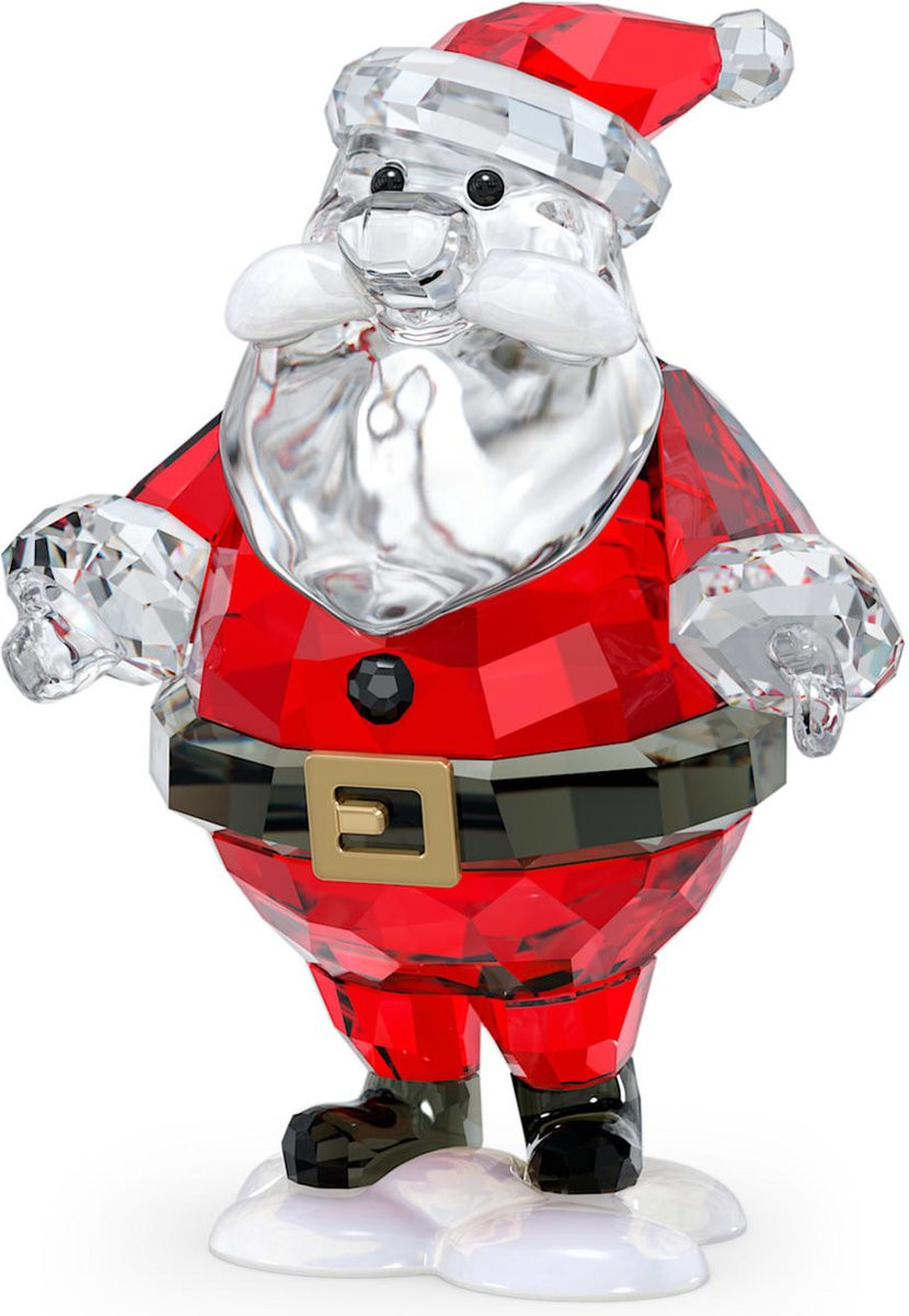 Swarovski Holiday Cheers Kerstman Beeldje 5630337 - Rood Kristallen Kerstornament