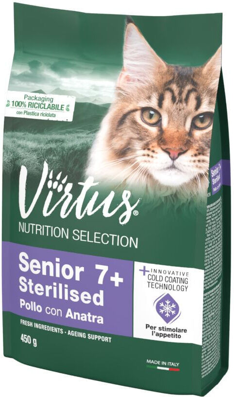 Virtus Cat Nutrition Selection Senior 7+ Sterilised Pollo 450 GR