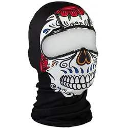 ZAN Headgear, Unisex, Sturmhaube + Halsschlauch, Polyester Sturmhaube, Schwarz, One Size
