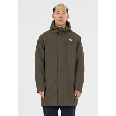 Outdoorjacke SOS "Trikora", Herren, Gr. S, braun, 100% Polyester, unifarben, normal, ohne Ausschnitt, Jacken Outdoorjacke, mit wasserdichter Membran