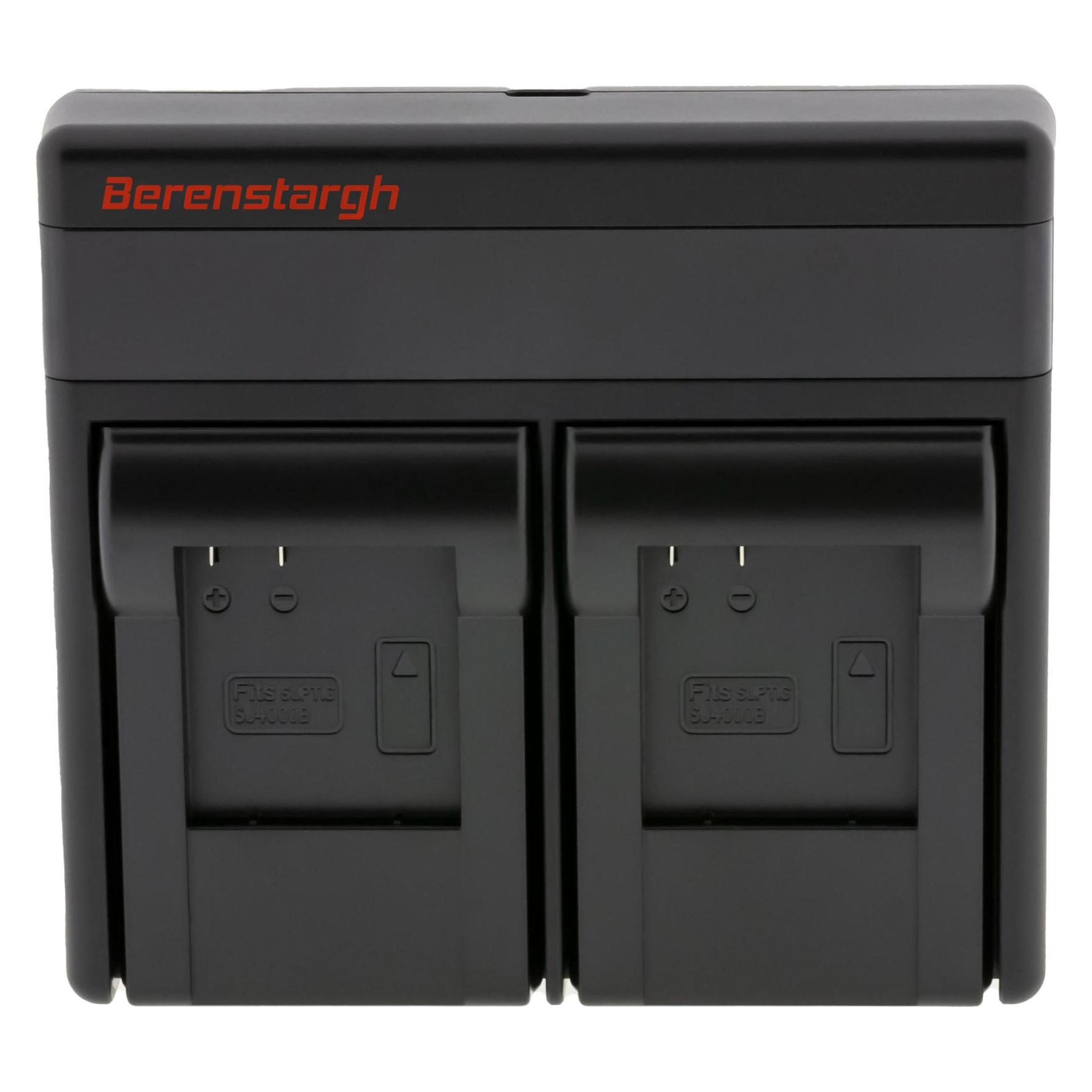 Berenstargh Dual PD Hyper Ladegerät f. SupTig 3 SJ4000 USB-C in/out Powerbankfunktion (Kamera Akku Ladegerät) (61064441)