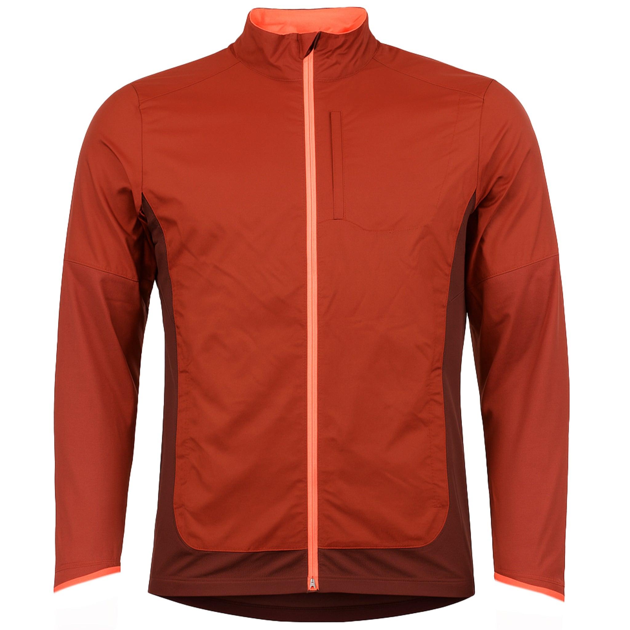 Brooks Fusion Hybrid Herren Dunkelrote Jacke