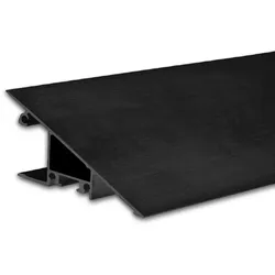 ISOLED LED Aufbauprofil HIDE TRIANGLE, Keilform, indirektes Licht, Aluminium, 200cm, Schwarz ISO-114804