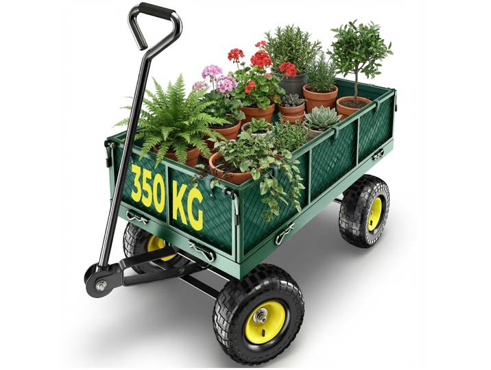 Chariot de jardin 350 kg - vert
