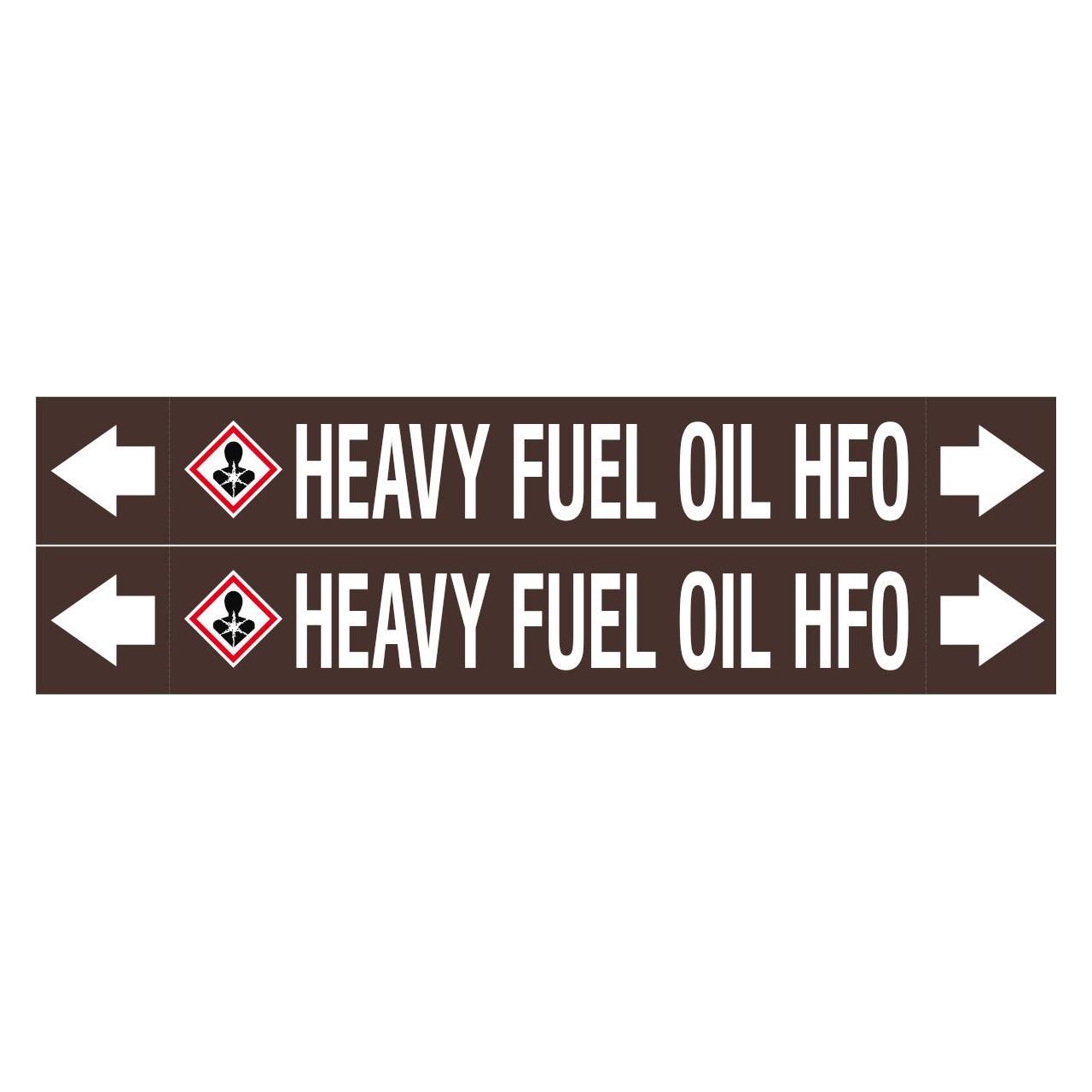 Brady ASME - Rohrmarkierer - Heavy Fuel Oil HFO (312975)