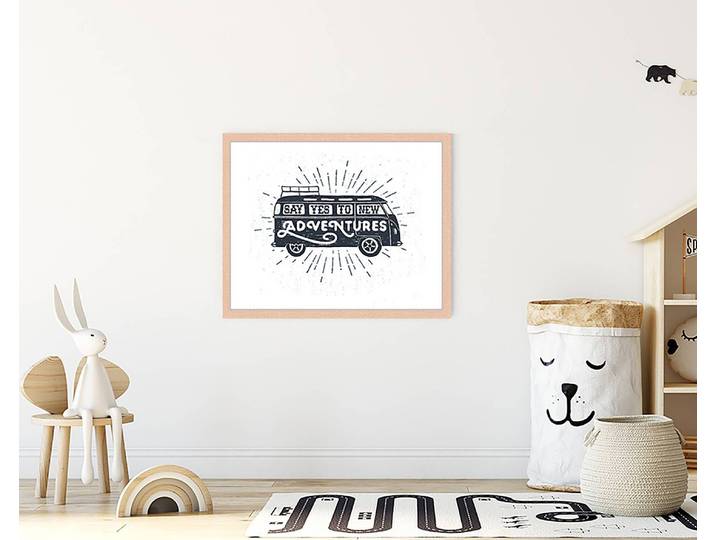 Bild Say Yes To New Adventures 43 x 53cm Multicolor