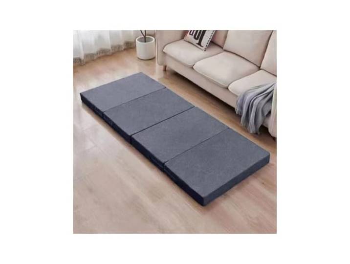 TVANTRUXIS Klappmatratze aus Leinenstoff Mehrfarbige, mehrere Größen for Camping, Reisen, Zuhause: Ing Pad(Dark Grey,200*70*8cm)