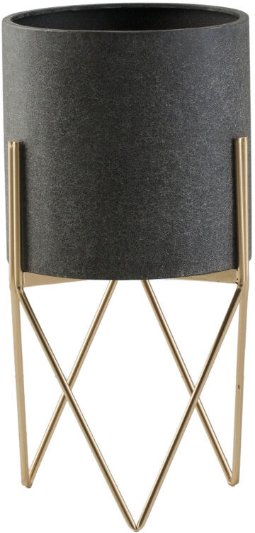 Wade Logan Veradzin Metal Pot Planter 61cm H x 31cm W x 31cm D