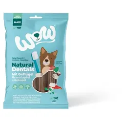 Wow Dog Snack Natural Dentals Geflügel Maxi | 275g