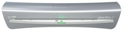 Leitz iLAM Home Office A3 – Laminiergerät, 2 Min, 75–125 µm, Anti‑Stau, Auto‑Off 15 min, DIN A4, silber/weiß