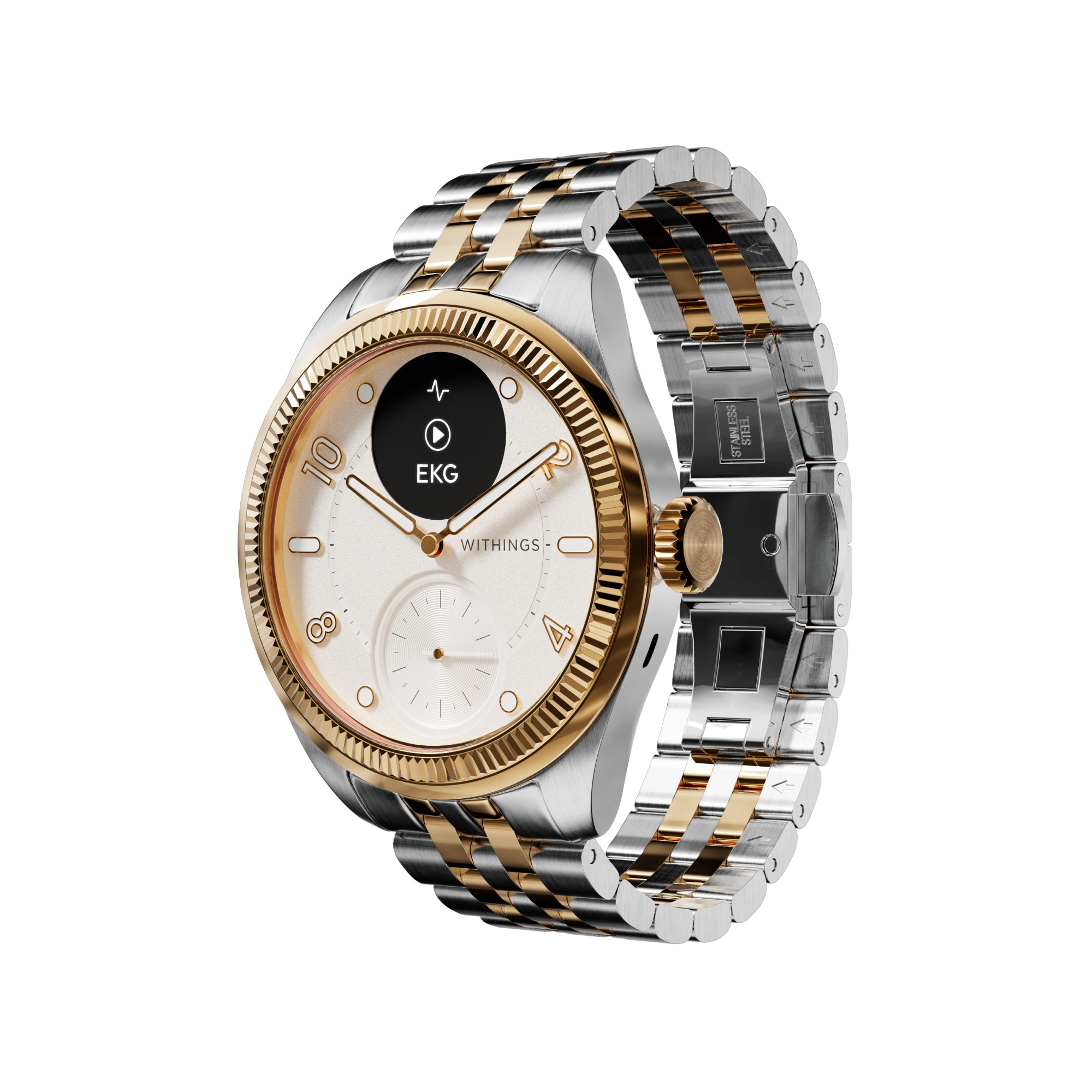 Withings ScanWatch Nova Brilliant 39mm Gold HWA10-MODEL 11-ALL-INT