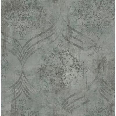 Seabrook Designs Brilliant Ogee Rustic Unpasted Wallpaper