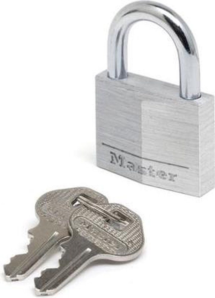 Master Lock 9150EURD Hangslot - Massief Aluminium - 50 mm