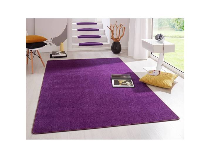 Kurzflorteppich Fancy Violett/Violett 160 x 240cm Mischgewebe
