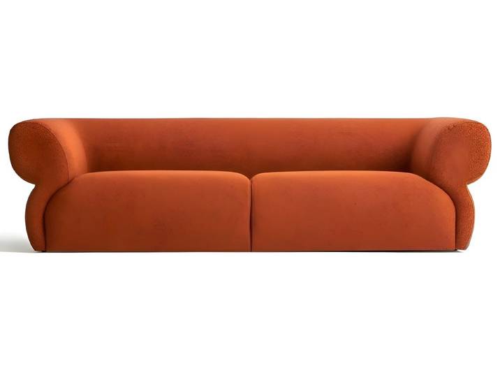 JVmoebel 3-Sitzer Elegantes Polstersofa in neutralen Brauntönen mit hohem Komfort, Made in Europa