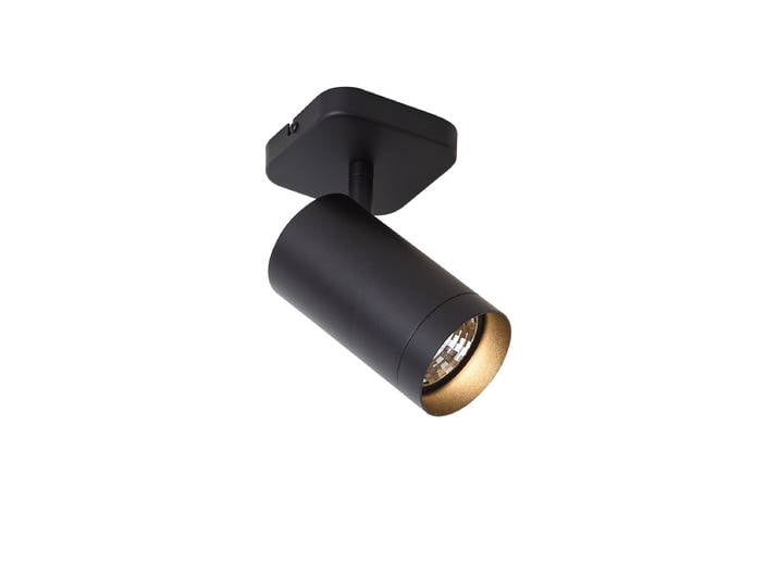 Qazqa Plafonnier Moderne Noir Gu10 70mm - Jeana Luxe