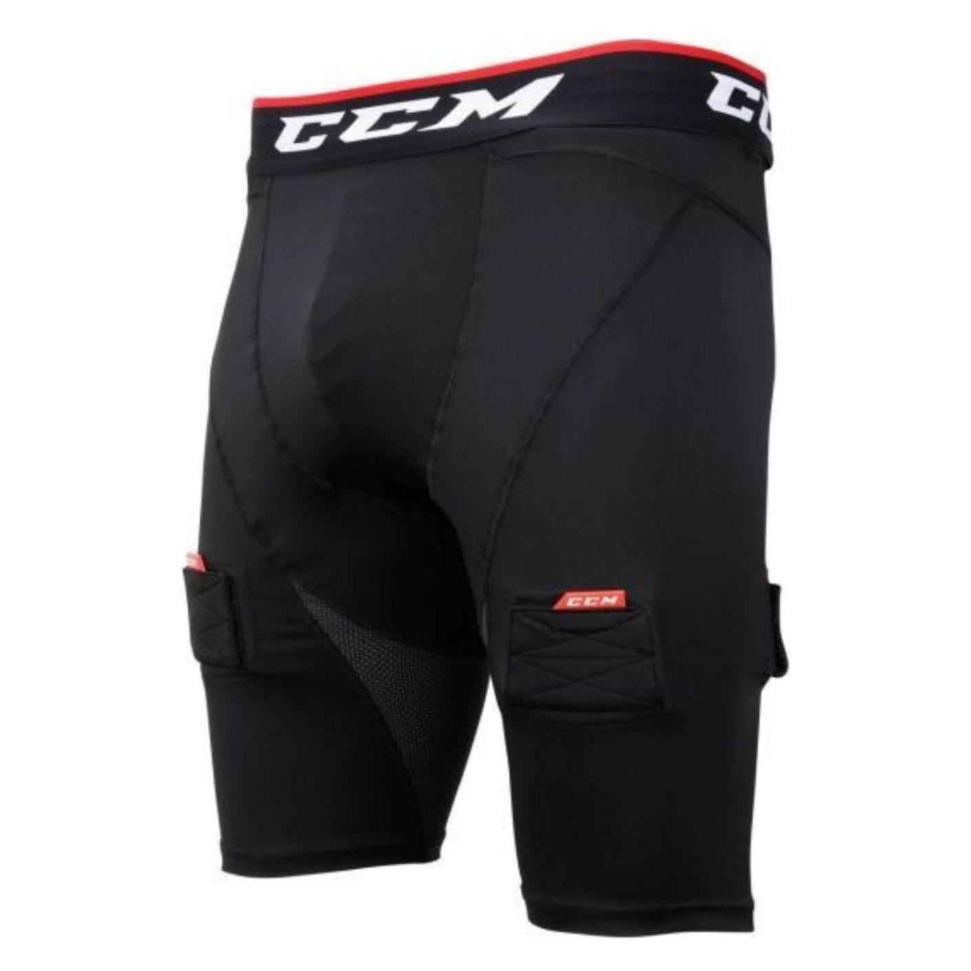 CCM Kompressionsshorts mit Jock SR (Schwarz, XXL) (XXL) (49642237)