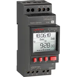 MU SC1820EA12 - Digitale Wochenzeitschaltuhr, 2 Kanal 12 V, NFC