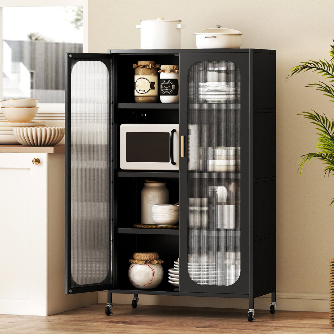 Brayden Studio Kitchen Pantry 141cm H X 81cm W X 40cm D