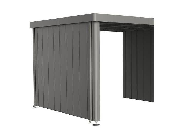 Biohort Seitenwand für Seitendach zu Gerätehaus Neo 3A/3B/3C/3D Quarzgrau