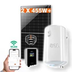 PVundSO Warmwasserset SOL-THOR mit 50 l Boiler und 2 Solarmodulen
