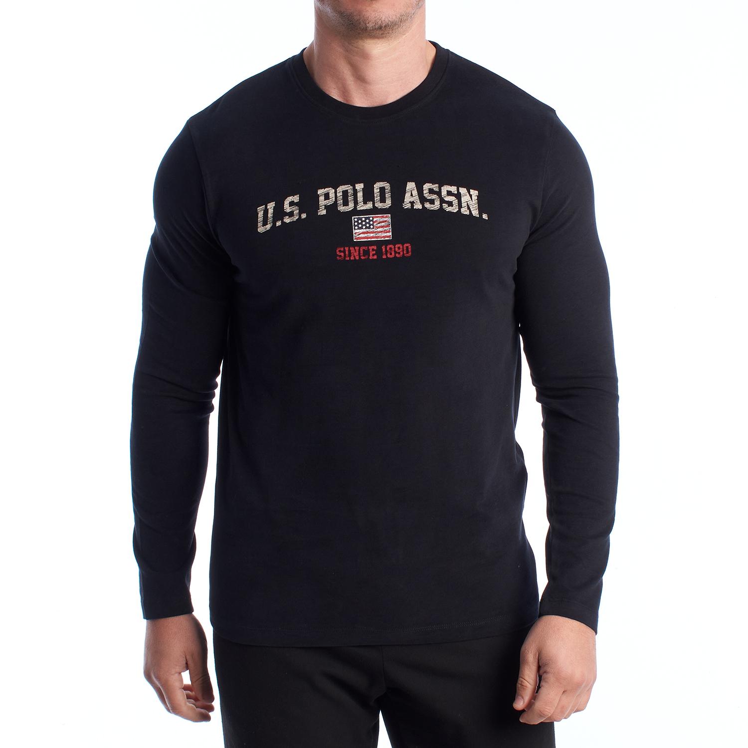 Herren-Baumwoll-Langarmshirt US42168012