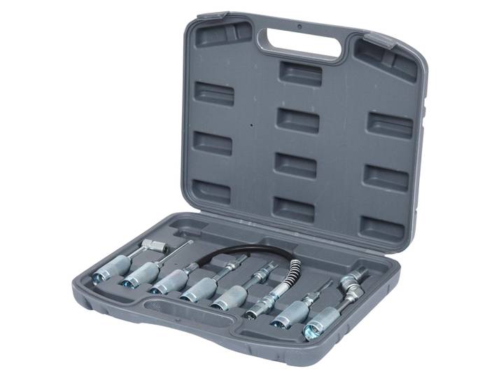 KS TOOLS Werkzeuge-Maschinen GmbH Fettpressen-Adapter-Satz\, 7-tlg (980.1100)