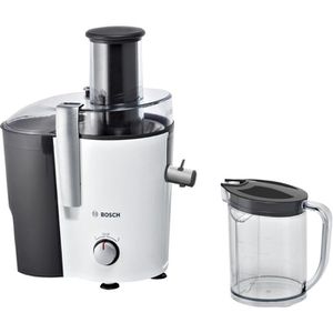 Bosch Entsafter VitaJuice 2, MES25A0, Zentrifugalentsafter, 73mm Einfüllöffnung, mit Tropfstopp, weiß, 700 W, 1,25 Liter