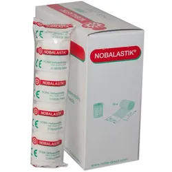 NOBA Nobalastik Mittelzugbinde in Folie 10 Stück - 5 m x 10 cm 10 St