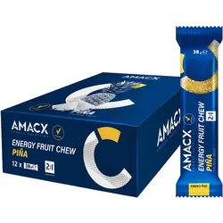 AMACX Energieriegel Fruit Chew Pina | 12 Riegel Box