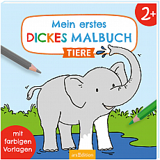 Ars Edition Mein erstes dickes Malbuch - Tiere 303878