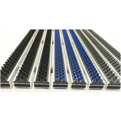 Masta, Fussmatte, Fussmatte Fussabtreter mit Bürstenprofil, 4mm Profilabstand, Türmatte 585x410x22mm (58.50 x 41 cm)