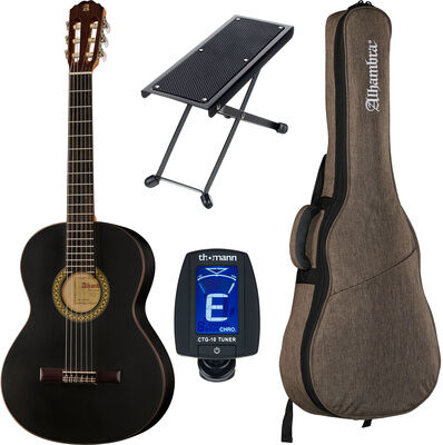 Alhambra 1C Black Satin incl.Gig Bundle Mattschwarz