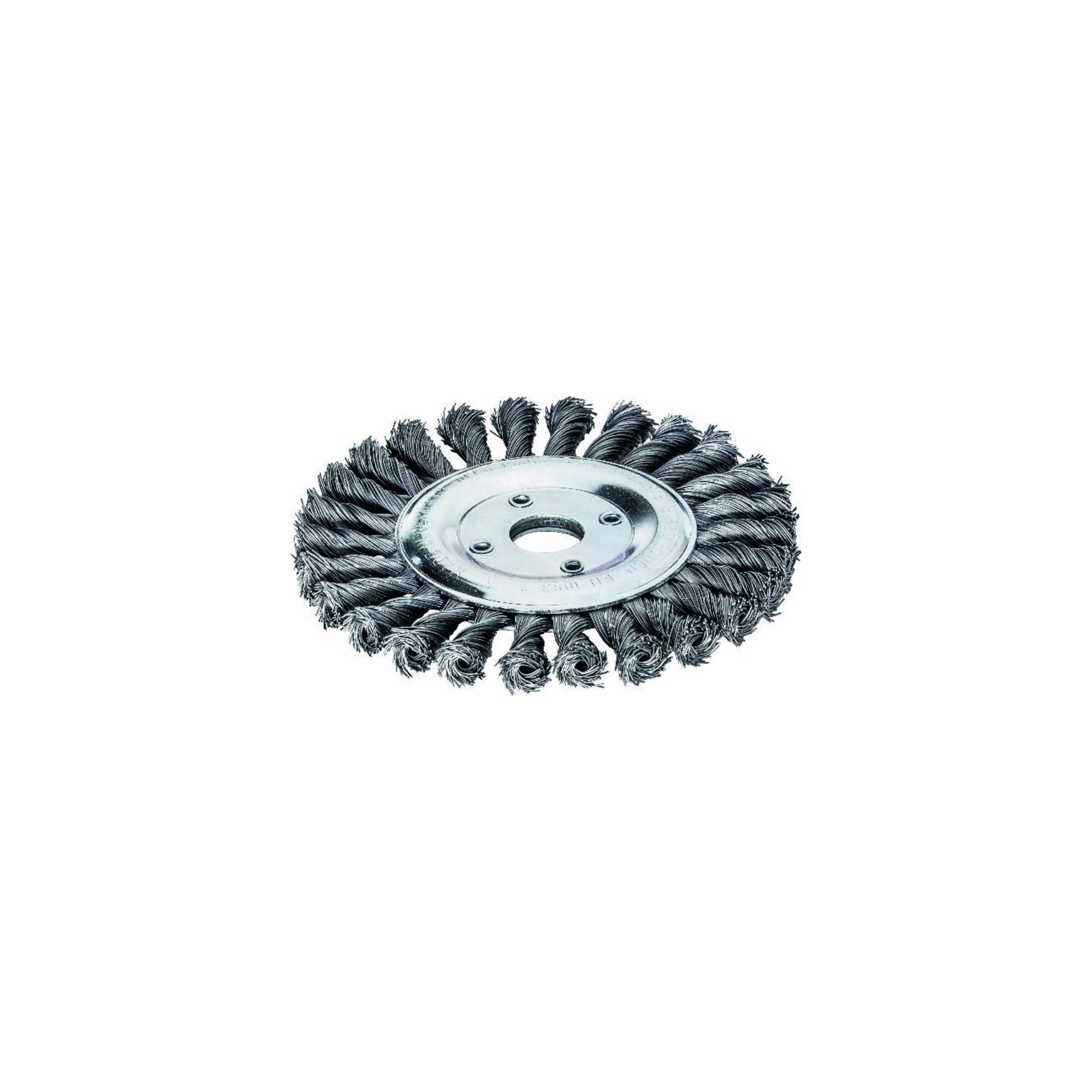 Lessmann Rundbürste Stahldraht 0,50 mm, Bürsten-⌀xBohrungs-⌀ / Gewinde: 178X22 mm (475211)