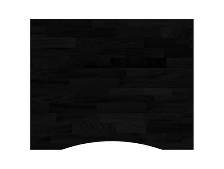KGFHERENB Schreibtischplatte Eiche Massivholz Dunkelbraun 100x80x2,5 cm Rechteckige Tischplatte aus massivem Holz für das Home Office, ideal zur Kombination mit verschiedenen Untergestellen.
