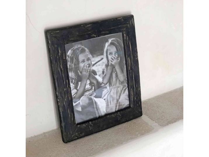 Cadre photo rectangulaire finition bois vieilli 33 x 28 cm Mander
