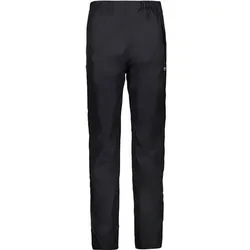 CMP Damen Regenhose WOMAN PANT RAIN WITH FULL LENGHT SIDE ZIPS, Größe 20 in Schwarz Schwarz