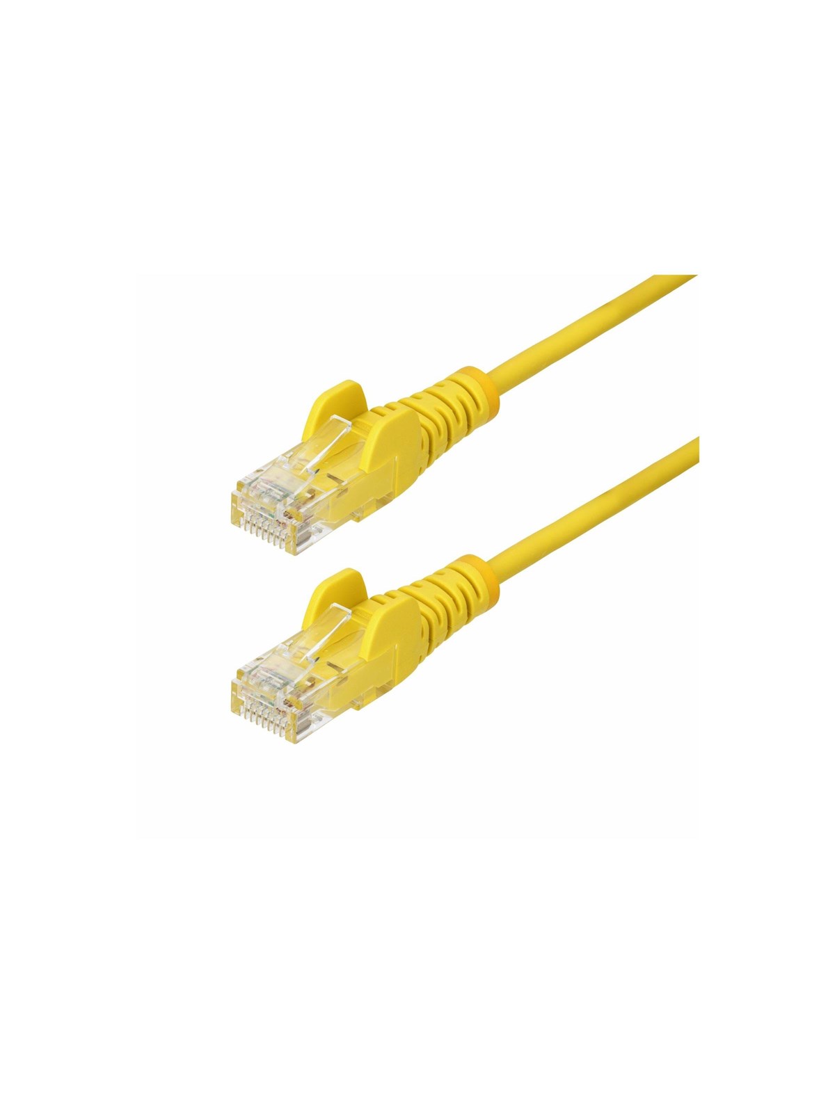 StarTech.com 1m Yellow Slim CAT6 Ethernet Cable Snagless 28AWG LSZH - patch cable - 1 m - yellow - Gelb - 1m