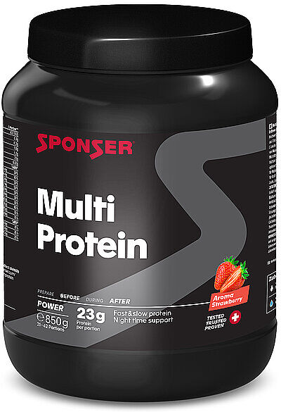 SPONSER Multi Protein CFF Erdbeere, 850 g Dose bunt B