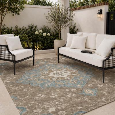 Addison Rugs Machine Washable Indoor/ Outdoor Traditional Lennox Chantille Rug