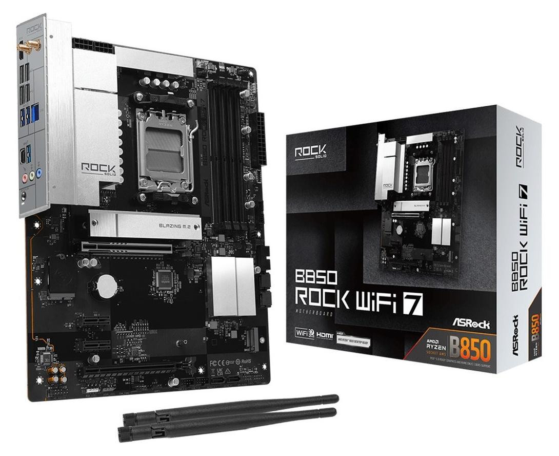ASRock B850 ROCK WIFI 7 moederbord