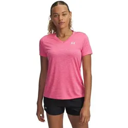 UNDER ARMOUR Damen Shirt TECH SSV- TWIST, Größe XXL in Pink Pink