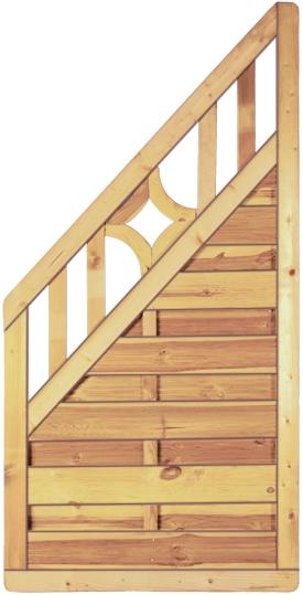 TETZNERJENT Antikzaun-Serie Ecke grün 90 x 180/90 cm 08436364