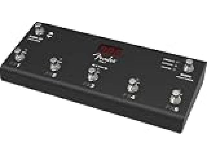 Fender GTX-7 Pédale Footswitch Ampli Mustang GTX, 7 Boutons Pédalier multifonction à 7 boutons, contrôle les préréglages, les effets, la boucle, l'accordeur, câble amovible de 3,65 m