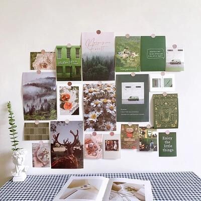 Inspired Living Nordic Aesthetic Photo Card Sticker Set For DIY Wall Collage Decor 4