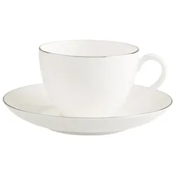 Villeroy & Boch Anmut Platinum No.1 Kaffeetasse mit Untertasse 150 ml