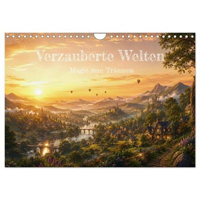 Verzauberte Welten Magie zum Träumen (Wandkalender 2027 DIN A4 quer), CALVENDO Monatskalender