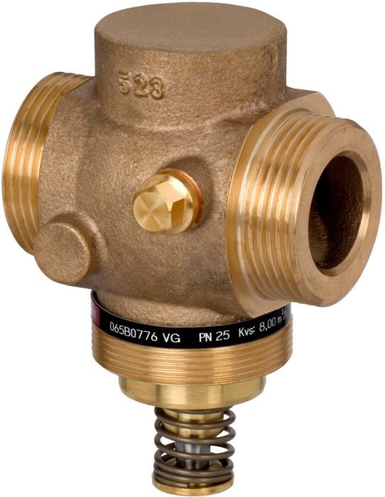 Danfoss Durchgangsventil DN25 065B0776 Kvs 8,0, PN25, RG-5, AG