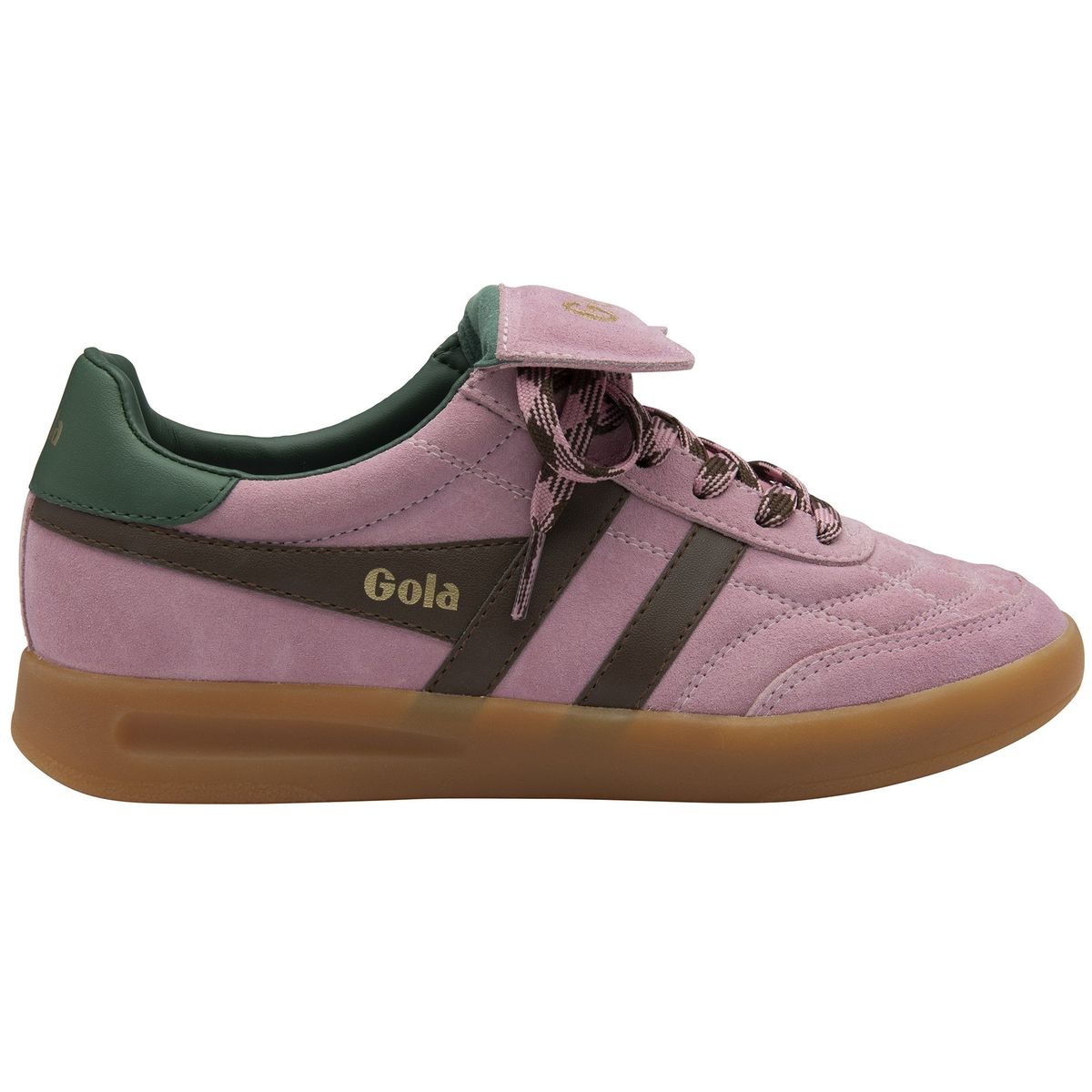 Gola Stadia '86 Sneaker Women candy/dark brown/evergreen/gum (KT) 36 CLB787-KT-36-candydarkbrownevergreengum