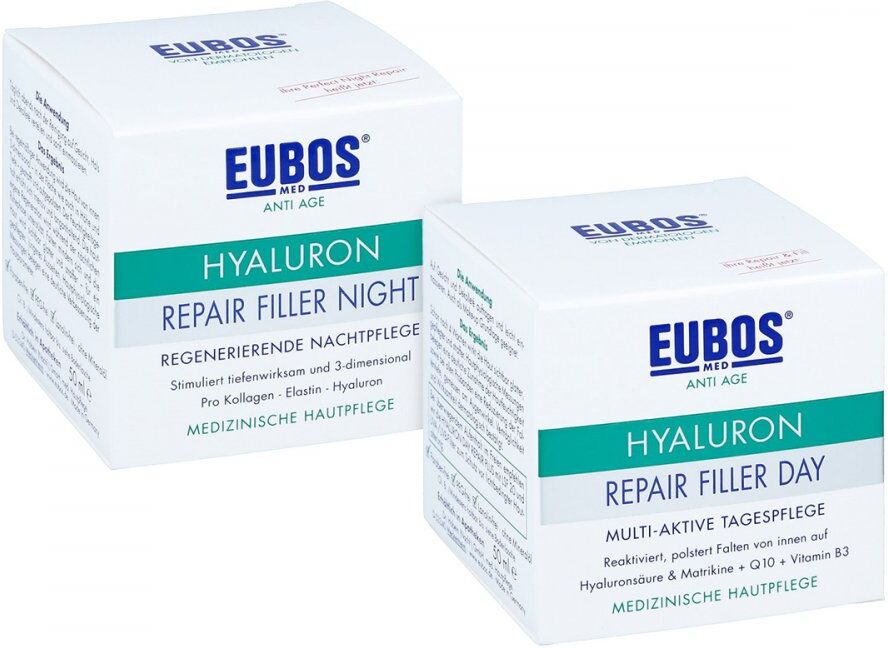 Eubos Hyaluron Repair Filler Tag & Nacht 2x50ml
